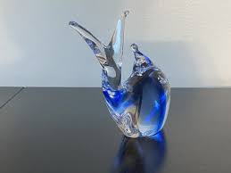 Italian MURANO GLASS BLUE FISH ART GLASS CRYSTAL | eBay