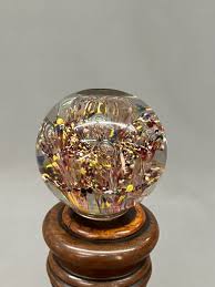 Antique French Blown Glass 9 1/2" NEWEL POST Finial w/Make Do Wood Stand | eBay Australia