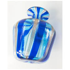 Mid Century Modern MCM Italian Murano Glass Miniature Vase. For Sale at Ruby Lane