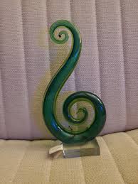 Murano Glassware Cristalleria Stile D'arte Art Glass Swirl