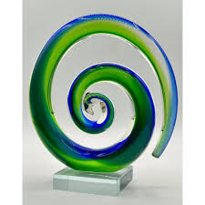 Sold at Auction: Awesome MURANO Blown Art Glass Freeform Sculpture
