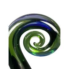 Hand Made New Zealand Collection Limited Edition Glass Spiral Decor Paperweight - Etsy