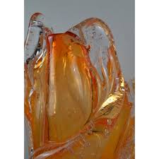 Amorphous Eco-Crystal Vase from BF Glass Studio, 2017 | Chairish