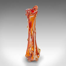 Tall Vintage Italian Murano Vase, 1970s for sale at Pamono