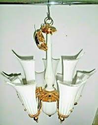 Large AMAZING 9 light hanging lamp Chandelier MURANO GLASS ...