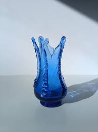 Vintage Murano Glass Vase/ Mouth Blown/ Italian Glass Vase ...