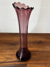 Vintage Beacon Amethyst Blown Glass Vase – 1940s Purple ...