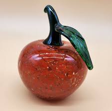 Vintage Hand Blown Apple Paperweight, Highly Collectable | eBay