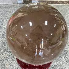 117.7LB TOP!Natural Rainbow smoky quartz ball carved crystal ...
