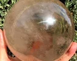 Large Clear Rainbow Smoky Crystal Quartz+green Phantom ...