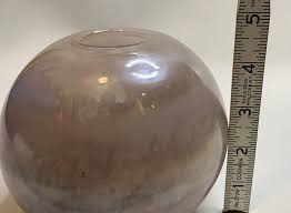 ANTHROPOLOGIE Round Iridescent Orb Bauble Vase Flower Pink ...