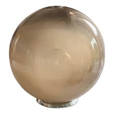 Italian Table Lamp Murano Glass by SimoEng in Varnished Fume ...