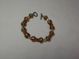 ART GLASS BEADS TOGGLE BRACELET | eBay