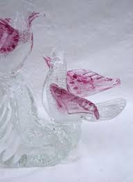 FLAVIO POLI Murano Couple Of Doves Art Glass Vintage 1950 | eBay