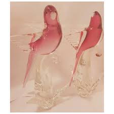 FORMIA Pair-Bird Sculpture-Murano- Mid-Century Modern. For ...