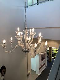 Chandelier ,in Murano Blown Glass, Transparent Color, Available With Various Lights and Spare Parts for Chandeliers With Broken Pieces - Etsy