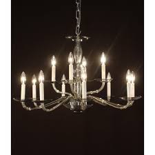 1970s Mid-Century Style 18 Light Smoke Glass Chandelier | Chairish