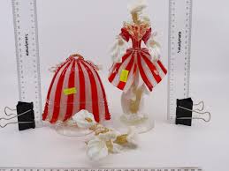 Sold at Auction: PAIR OF MURANO GLASS FIGURES, RED & WHITE ...