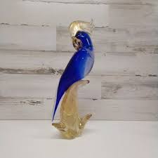 Vintage Murano Cockatoo - Etsy