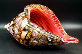 Vintage Murano Glassware Italian Decorative Superb Conch Sea ...