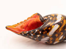 Murano Glass Furnishing Shell, 1960s | Chairish