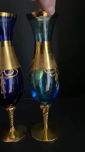 Vintage Laguna Murano Glass Venezia Vase, Murano Vase, Pair ...