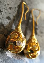 OM Drop Earrings - Etsy