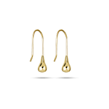 Golden Droplet Earrings – STONE AND STRAND