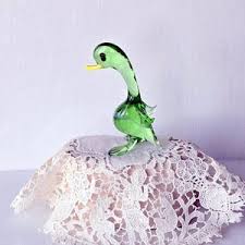Murano Swan With Paper Weight - Etsy