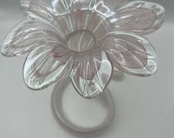Murano Arte Glass Pink Flower Vase - Etsy