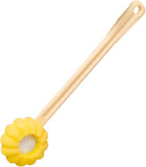 Silicone Bath Brush - a long handle body cleaning device for ...