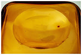 Paolo Venini-Large amber stoppered bottle-Late 1950s, 9" tall. For Sale at Ruby Lane