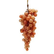 Faux Grapes Green & Red Artificial Fruit Rubber Plastic Fruit Bowl Far – 1WayVintage