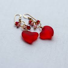 Heart Drop Dangle Earrings - U'i Jewelry