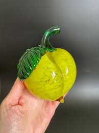 Vintage Italian Murano Art Glass Fruits - Set of 6 | Chairish