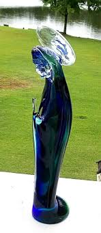 MURANO ART GLASS MADONA FIGURINE | eBay