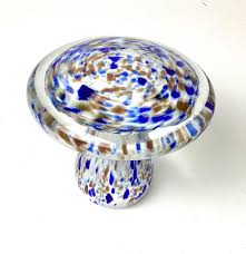 Vintage Mid Century Modern Murano Glass Mushroom Paperweight ...