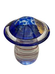 Michael Ahlefeldt Laurvig, Glass Mushroom With Gold Leaf ...