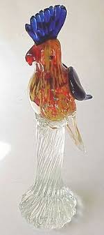 BEAUTIFUL Vintage? Murano? Italian? Glass Parrot /Cockatoo ...