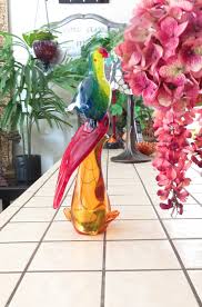 Murano Glass Parrots - Etsy