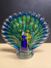 Murano Peacock | eBay