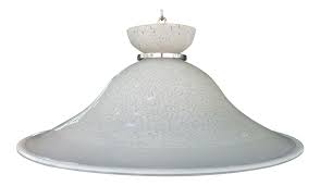 1970's Italian Murano Glass Hanging Dish Pendant Fixture ...