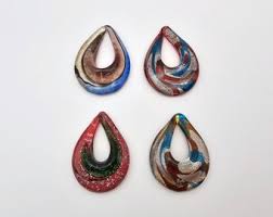 Handmade Glass Pendant, Lampwork, Love Necklace, Gift for Girlfriend, Murano Glass Jewelry, Art Glass, Valentines Day, Unique Gift - Etsy