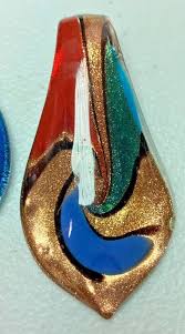 SIX Murano glass pendants, 3 small and three large, multicolor | eBay
