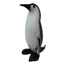 Contemporary Murano Glass Penguin | Chairish