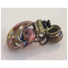 Antique Murano glass scent bottle, ca. 1850. For Sale at Ruby Lane