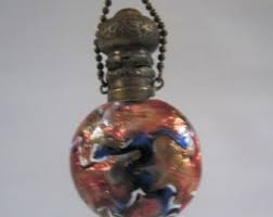 Antique Chatelaine Venetian Adventurine Art Glass Perfume Bottle W/ Ring Essential Oil Decanter 19th Century - Etsy Australia