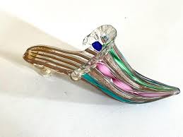 Vintage Murano Glass Slipper Made in Italy - Etsy