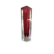 Red, yellow and blue submerged glass vase, 1970s | intOndo