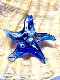 Millefiori Glass Starfish Necklace | Starfish Pendant ...